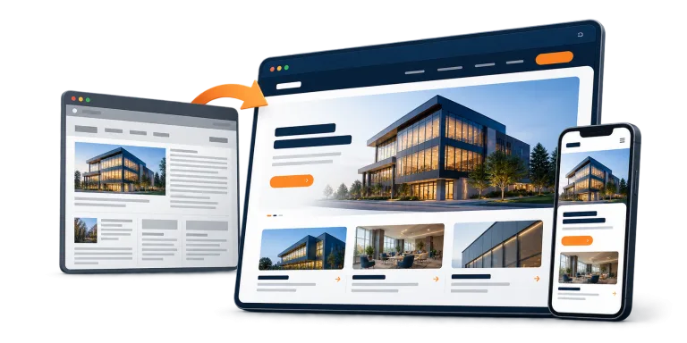 Mevcut web sitesinden yenilenen mobil uyumlu tasarıma geçiş